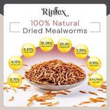 Dried Mealworms 10 Lbs - Organic Chicken Feed for Laying Hens, Bird Seed for outside Feeders
