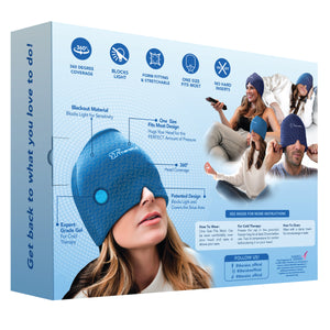 Headache Hat Soothing Migraine Relief Cap, 2-Pack
