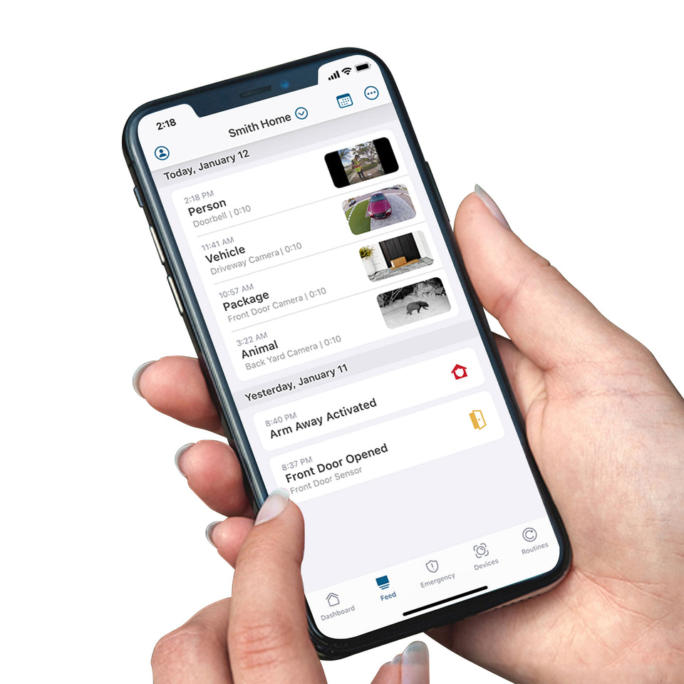 Ultra 2 Spotlight Camera Wire Free Security System 4 Pack with Total Security Mount