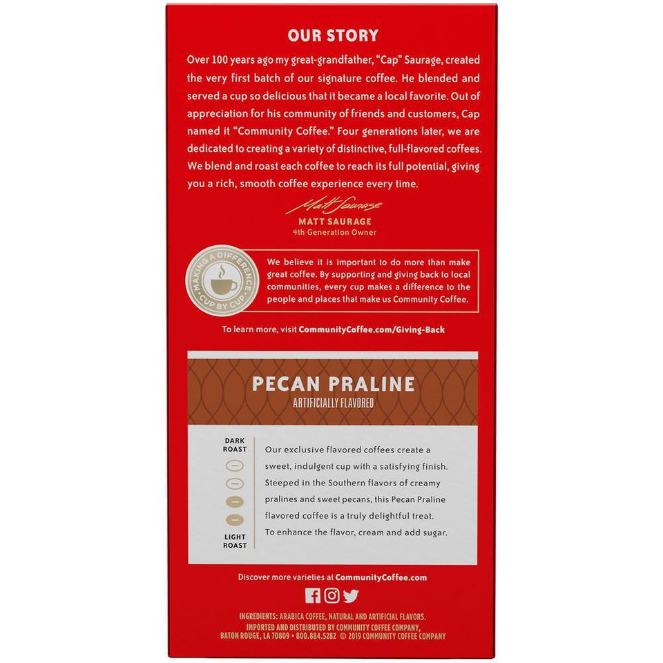 Pecan Praline Medium Roast Coffee Single Serve Cups (96-Pack)