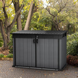 Cortina Mega Premium Modern Horizontal Outdoor Storage Shed