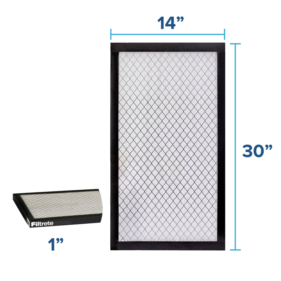 3M 2500 Series  1" Filter, 4-Pack