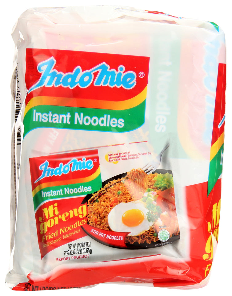 (3 Pack)  Halal-Certified, Original Flavor Mi Goreng Instant Stir Fry Noodles, 15 Oz, 5 Pack Bag