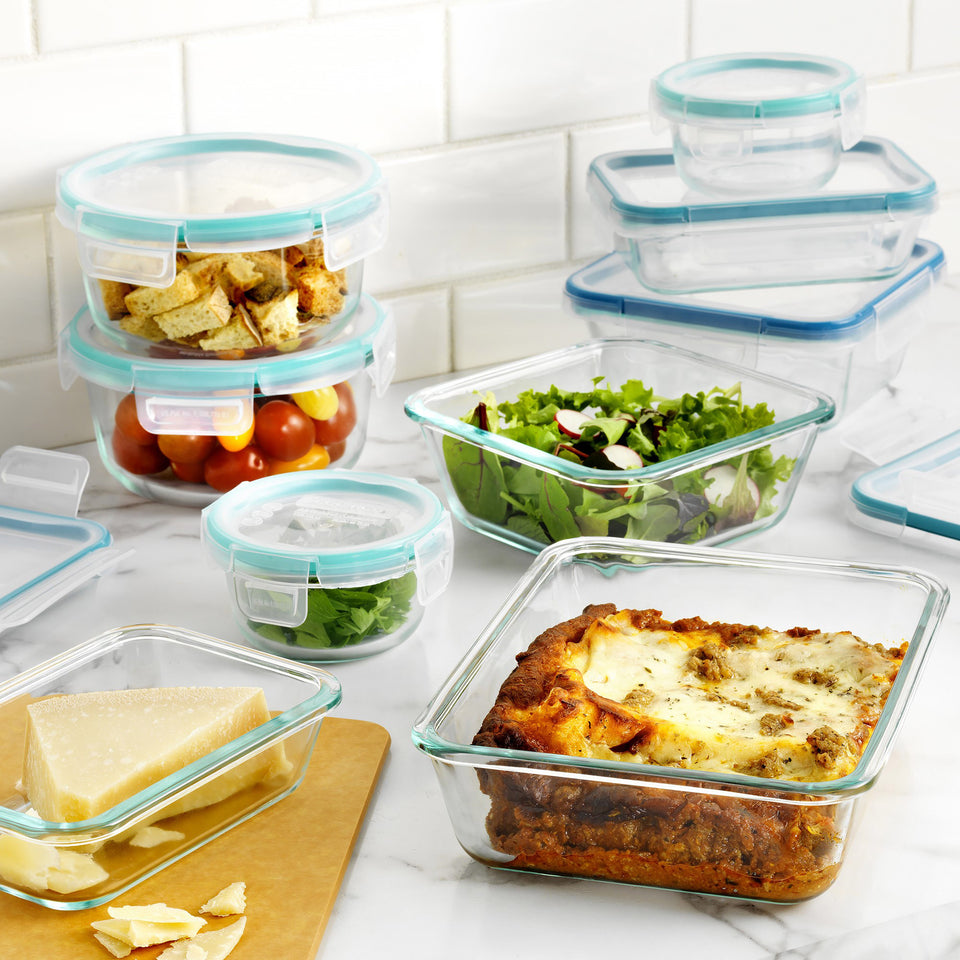Snapware  18-Piece Glass Food Storage Set