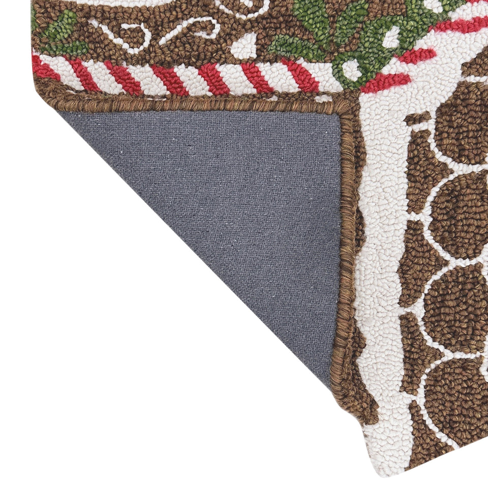 Holiday Hooked Accent Rug, 22” X 38”