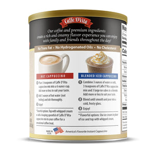 (6 Pack)  French Vanilla Cappuccino, 16 Oz Canister