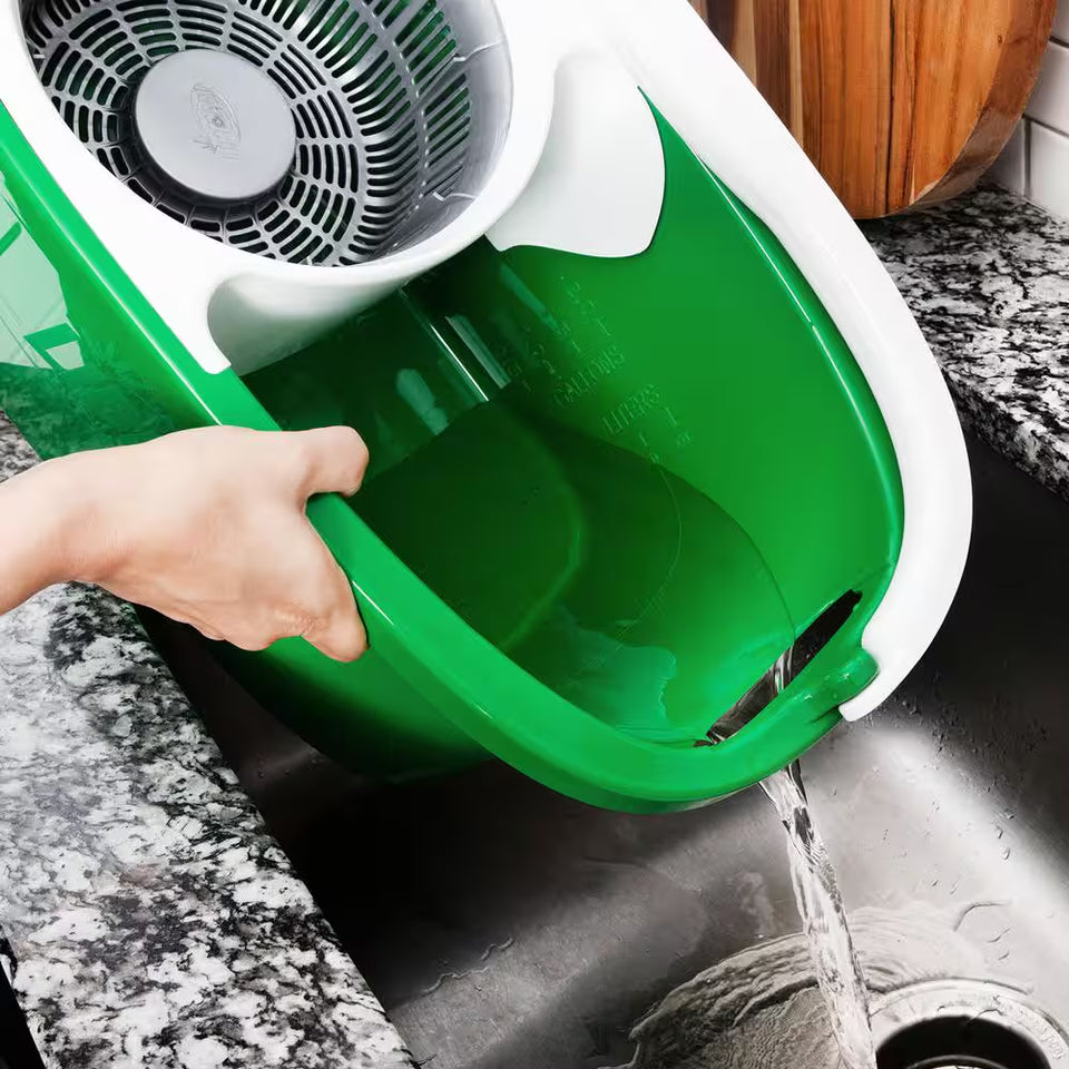 Microfiber Tornado Wet Spin Mop and Bucket Floor Cleaning System with 2 Refills