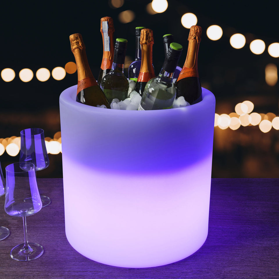 Living Rechargeable LED 17-Quart Beverage Tub