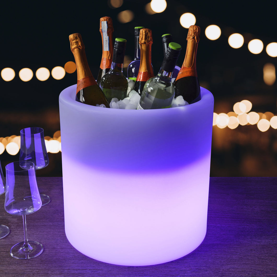 Living Rechargeable LED 17-Quart Beverage Tub