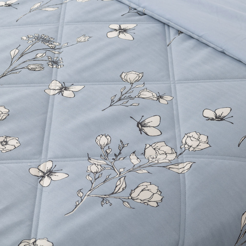 Herringbone Microfiber down Alternative Blanket
