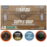 Supply Drop Variety Pack (48 Count of K Cups) - K Cups Coffee Variety Pack - Contains Silencer Smooth, AK Espresso, Just Black, & Beyondblack Kcup Pods