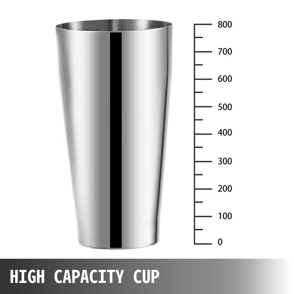 0.7 Qt. Milkshake Maker Stainless Steel Electric Milkshake Maker Single Head Classic Milkshake Maker 2-Speed Adjustable
