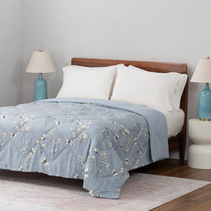 Herringbone Microfiber down Alternative Blanket