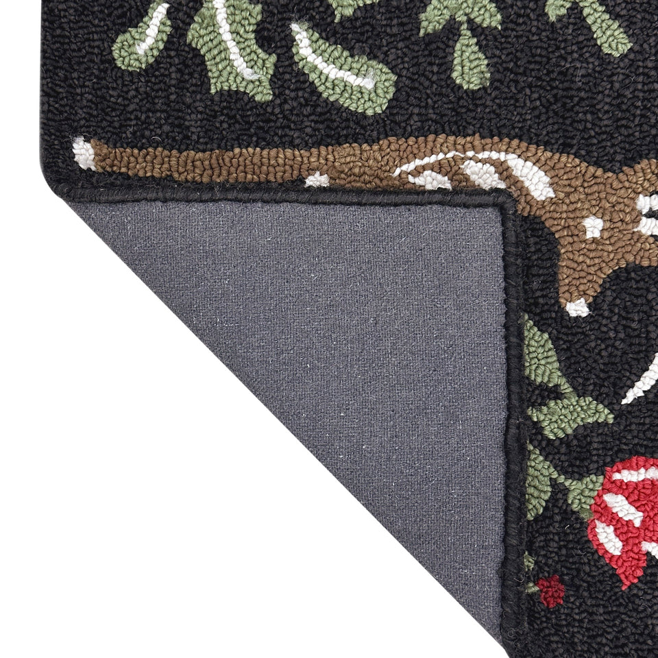 Holiday Hooked Accent Rug, 22” X 38”