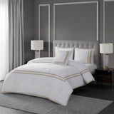 Hotel Border 4-Piece Comforter Set