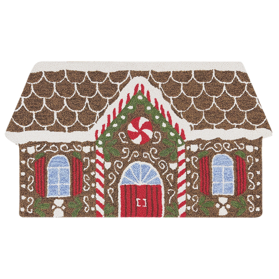 Holiday Hooked Accent Rug, 22” X 38”