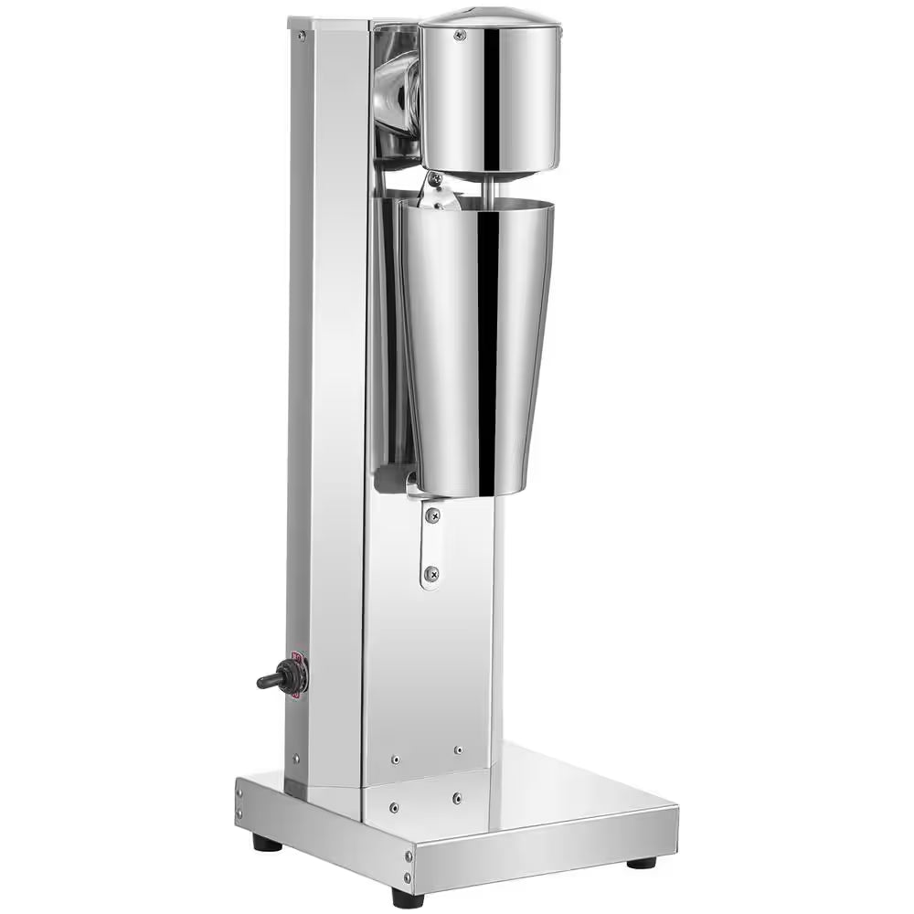 0.7 Qt. Milkshake Maker Stainless Steel Electric Milkshake Maker Single Head Classic Milkshake Maker 2-Speed Adjustable