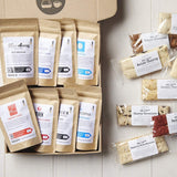 Deluxe Coffee + Biscotti Gift Box | Specialty Coffee Gift Set | Gourmet Coffee Kit | Coffee Gifts for Women and Men | Care Package | Whole Bean Coffee | 16 Piece Variety Set