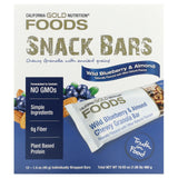 Foods, Wild Blueberry & Almond Chewy Granola Bars, 12 Bars, 1.4 Oz (40 G) Each