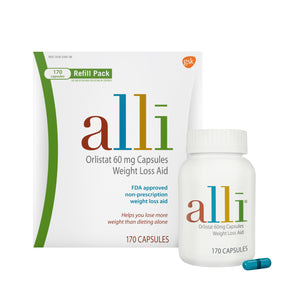 Orlistat 60 Mg. Weight Loss Aid, 170 Capsules