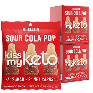 Gummy Candy, Sour Bears, 8 Bags, 0.88 Oz (25 G)