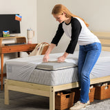 Sealy Charcoal-Infused Memory Foam Dorm Sleep Bundle 3-Piece Set, Twin XL