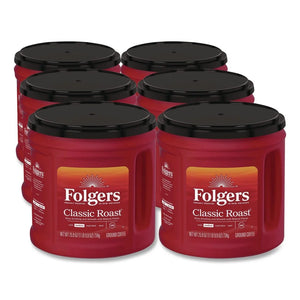 (6 Pack)  Classic Roast Ground Coffee, Medium Roast, 25.9 Oz Canister