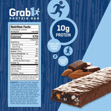 "High Fiber" Dairy Free Protein Bars | 9 Grams Fiber | 10 Grams Protein | Almond Bark Flavor (2 Pack - 10 Bars) | Controls Hunger | Low Calorie | Lower Net Carbs
