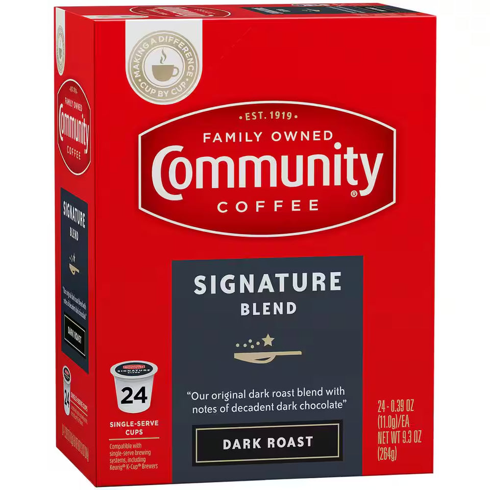 Signature Blend Dark Roast Coffee Single Serve Cups (96-Pack)