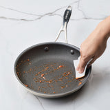 C1 Series Clad Stainless Steel with Scratchdefense Non-Stick Cookware Set, 10-Piece