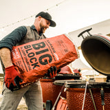 Big Block XL Lump Charcoal & Firestarter Bundle, 40 Lbs Charcoal & 24 Firestarters