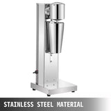 0.7 Qt. Milkshake Maker Stainless Steel Electric Milkshake Maker Single Head Classic Milkshake Maker 2-Speed Adjustable