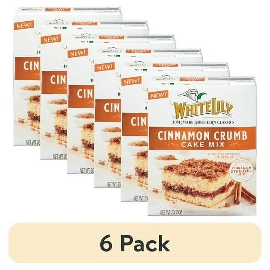 (6 Pack)  Cinnamon Crumb Cake Mix, 20.35 OZ Box