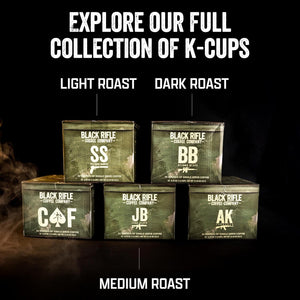 Supply Drop Variety Pack (48 Count of K Cups) - K Cups Coffee Variety Pack - Contains Silencer Smooth, AK Espresso, Just Black, & Beyondblack Kcup Pods