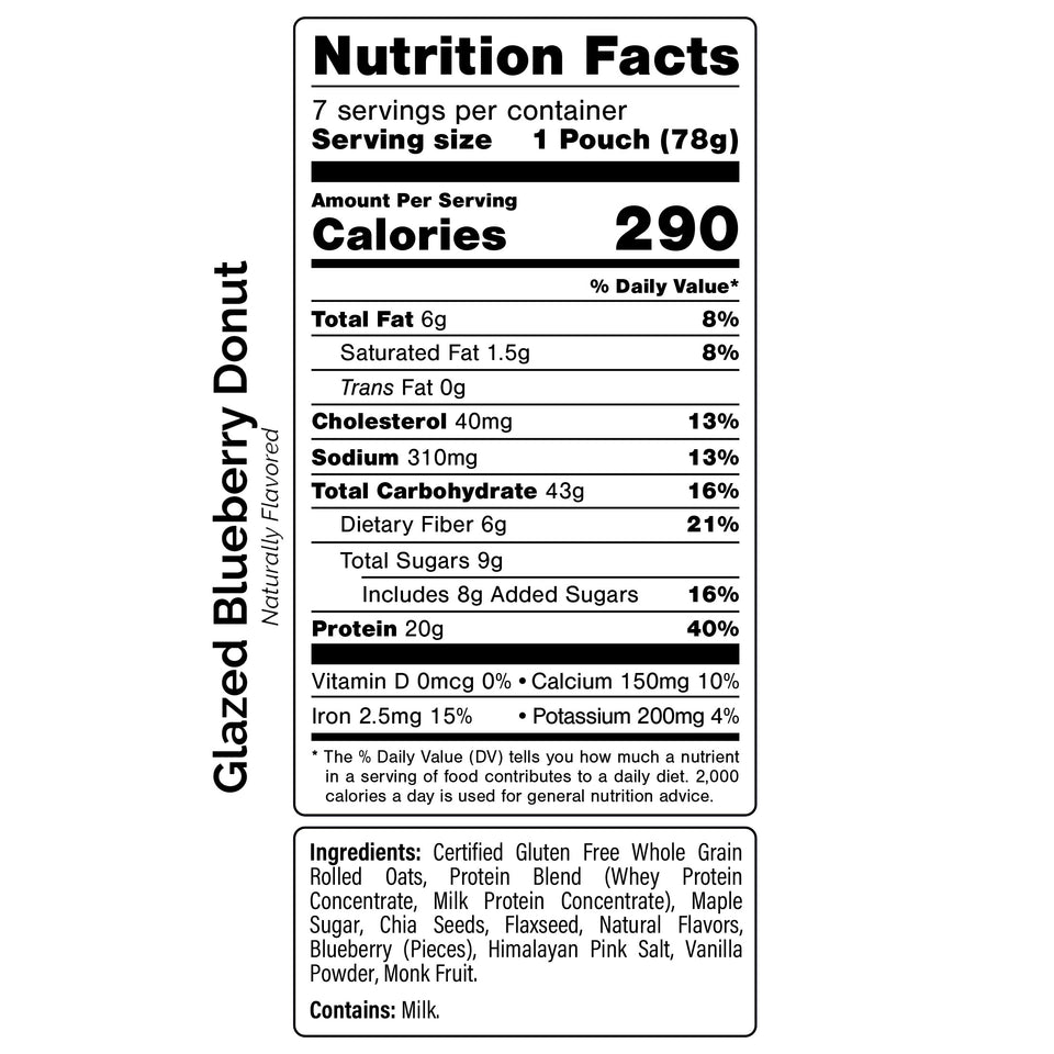 VP, 20G Protein Shake, Blueberry Donut & Strawberries & Cream, 14-Pack